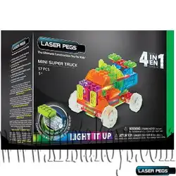 Светещ конструктор 4 в 1 - Камион LASER PEGS Светещ конструктор 4 в 1 - Камион LASER PEGS