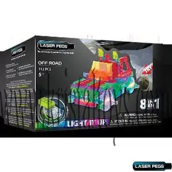 Светещ конструктор 8 в 1 - Off Road Камион Try me LASER PEGS Светещ конструктор 8 в 1 - Off Road Камион Try me LASER PEGS