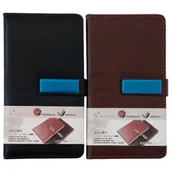 Тефтер кожа с магнит 9.3/17 см 210-48 140л.
