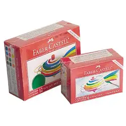 Темперни бои комплект 6 цвята - Faber Castell