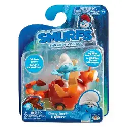 The Lost Village Детска играчка Базова фигура Смърфовете The Smurfs с превозно средство