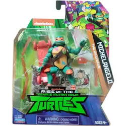 TMNT Базова екшън фигура Костенурките Нинджа Rise of the Teenage Mutant Ninja Turtles Michelangelo 90500/80803 TMNT Базова екшън фигура Костенурките Нинджа Rise of the Teenage Mutant Ninja Turtles Michelangelo 90500/80803