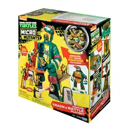 TMNT МИКРО МУТАНТ Костенурка Нинджа DELUXE МИКРО УБЕЖИЩЕ 87840
