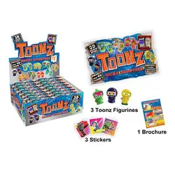 Toonz Foil - 3 малки чудовища + 3 стикера Toonz Foil - 3 малки чудовища + 3 стикера