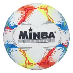 Топка футбол кожа MINSA №5-7522 807522