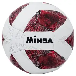 Топка футбол кожа MINSA №5 8925