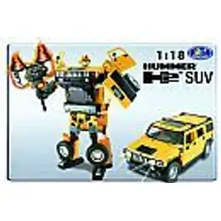 Трансформиращ се джип Hummer H2 1:18