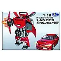 Трансформираща се кола Mitsubishi Evolution VIII 1:18