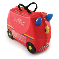 Trunki - Детски куфар 3 в 1 Ride-on DELUXE Fire Engine Limited