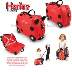 Trunki - Детски куфар 3 в 1 Ride-on DELUXE LadyBug Trunki - Детски куфар 3 в 1 Ride-on DELUXE LadyBug