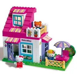 UNICO Конструктор HELLO KITTY Къща с двор 59 части UNICO Конструктор HELLO KITTY Къща с двор 59 части