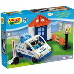 UNICO - Конструктор Полицейски участък 22 части