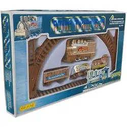 Влак с вагони и релси на кръг и елипса Mini Train Set