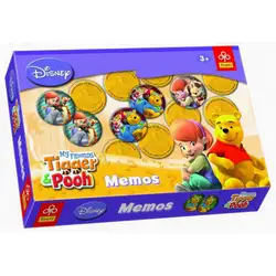 Занимателна игра Бележки Моите приятели Тигърът и Мечо пух Memos Trefl