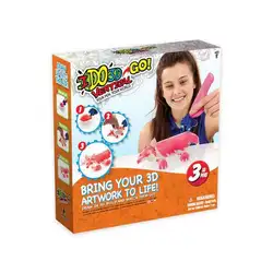 Занимателна игра I DO 3D Комплект за моделиране със задвижващ се механизъм и 3 бр. Vertical 3D химикалка