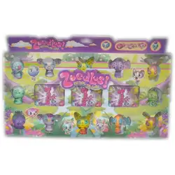 Зубълс Zoobles 12 броя с карти