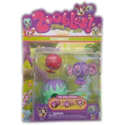 Зубълс Zoobles 2 броя с къща