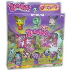 Зубълс Zoobles комплект 6 броя с карти