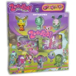 Зубълс Zoobles комплект 6 броя с карти