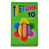 Тебешир цветен 10цв. кръгъл Естрела