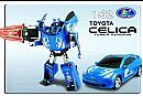 Трансформираща се кола Toyota Celica 1:32