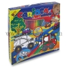 Детски комплект за оцветяване Бърза кола Carioca Fast wheels 3D - 34 части