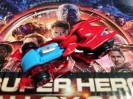Метална кола на супер героите Батман, Супермен, Капитан Америка и Спайдърмен Super Hero