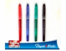 Химикал Papermate Premium с гумичка, син и цветове