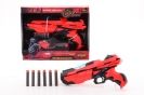 HIGH SPEED Soft Bullet Gun Пистолет Medium Светещ с 6 броя стрели